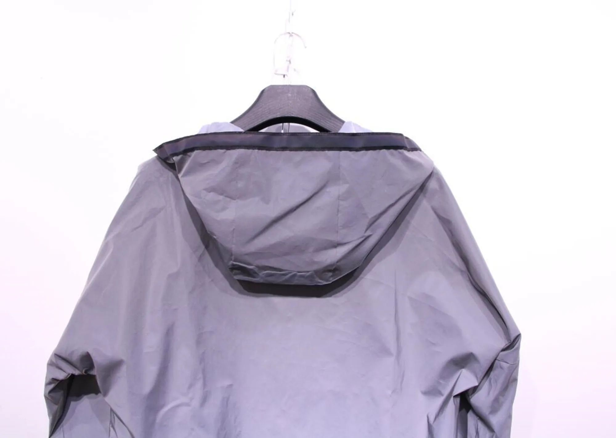 Iridescent Reflective Rave Jacket - side view with pockets | Ravers Co