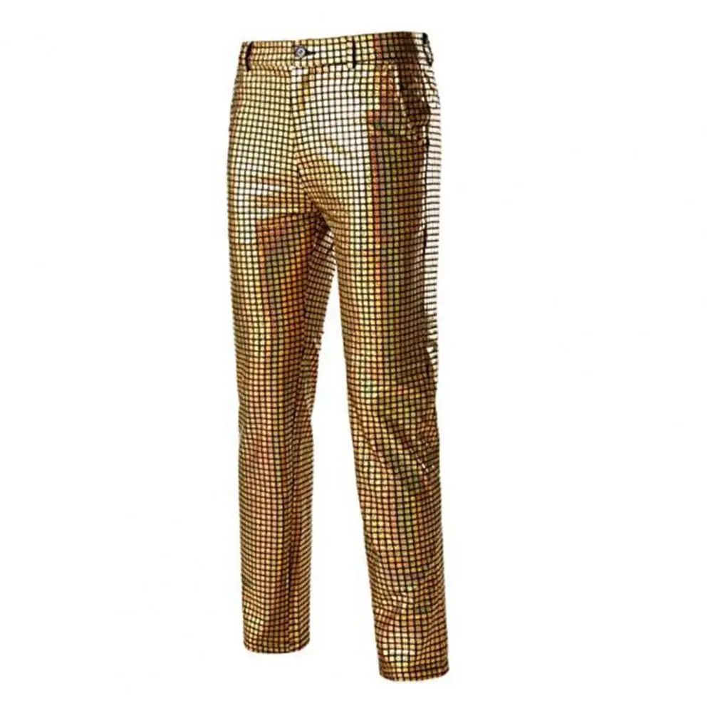 Gold Sequin Pants - Image 2