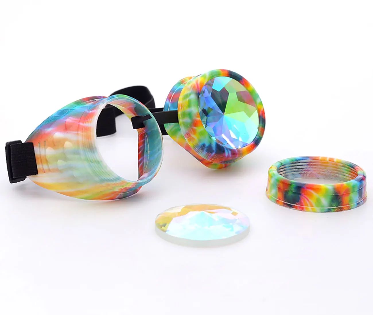 Kaleidoscope Crystal Rainbow Googles - Image 23
