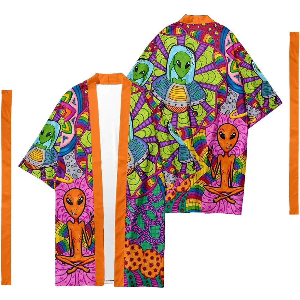 Psychedelic Alien Kimono - Image 2