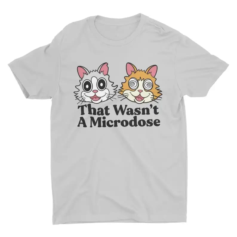 Grey Kitty Dose T-Shirt