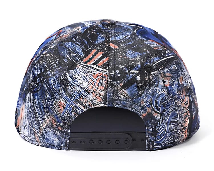 A raver wearing the Graffiti Art Baseball Cap at a festival | Ravers Co