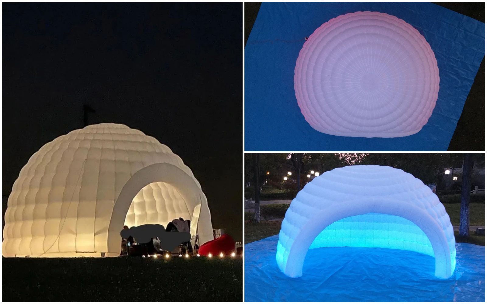 Inflatable LED Festival Igloo 4 Inflatable LED Festival Igloo - Image 4