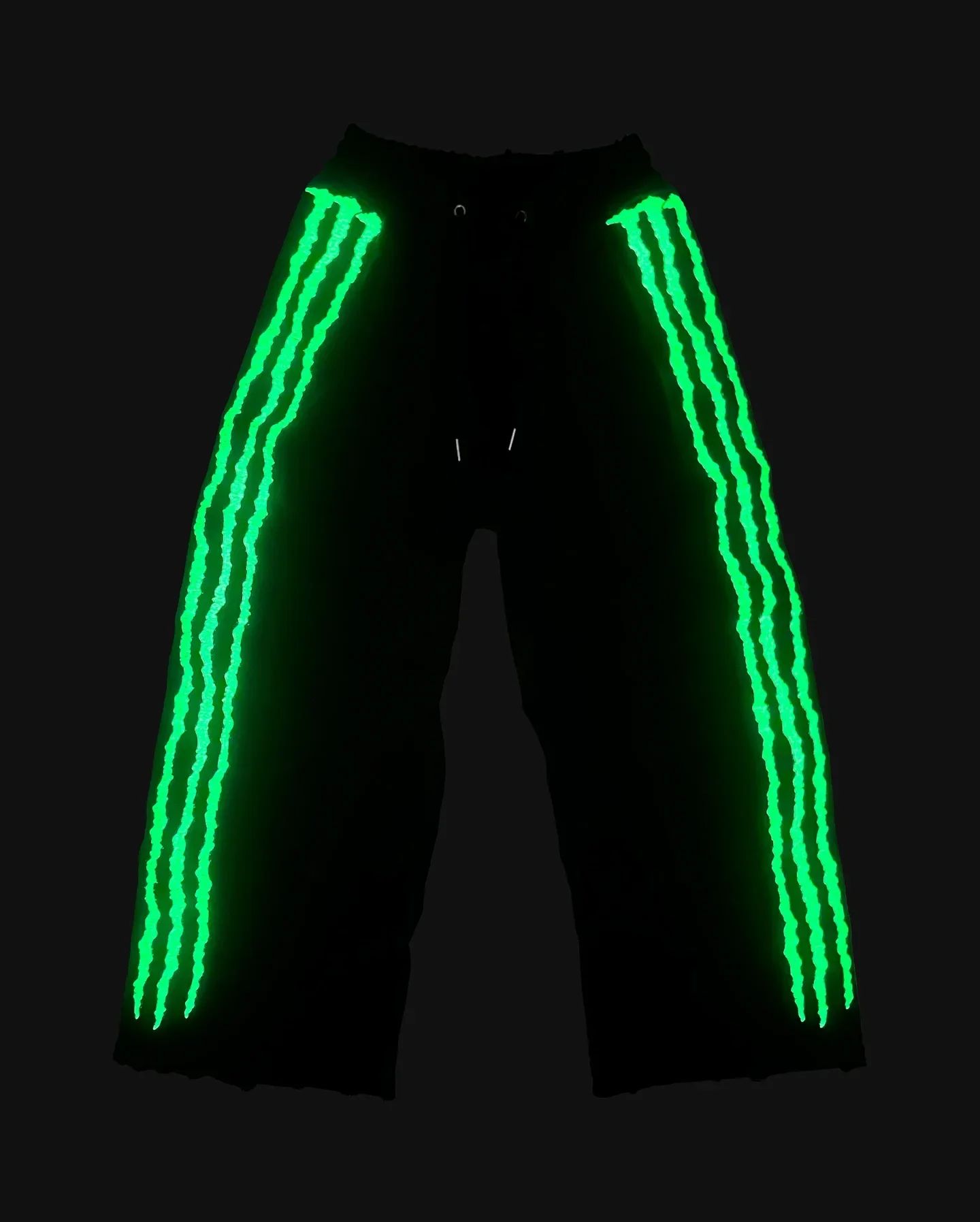 Glow Stripe Rave Pants - Image 5