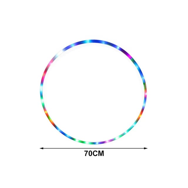 LED Glow Hoop 8 LED Glow Hoop - The 70cm medium size hoop illuminated | Ravers Co