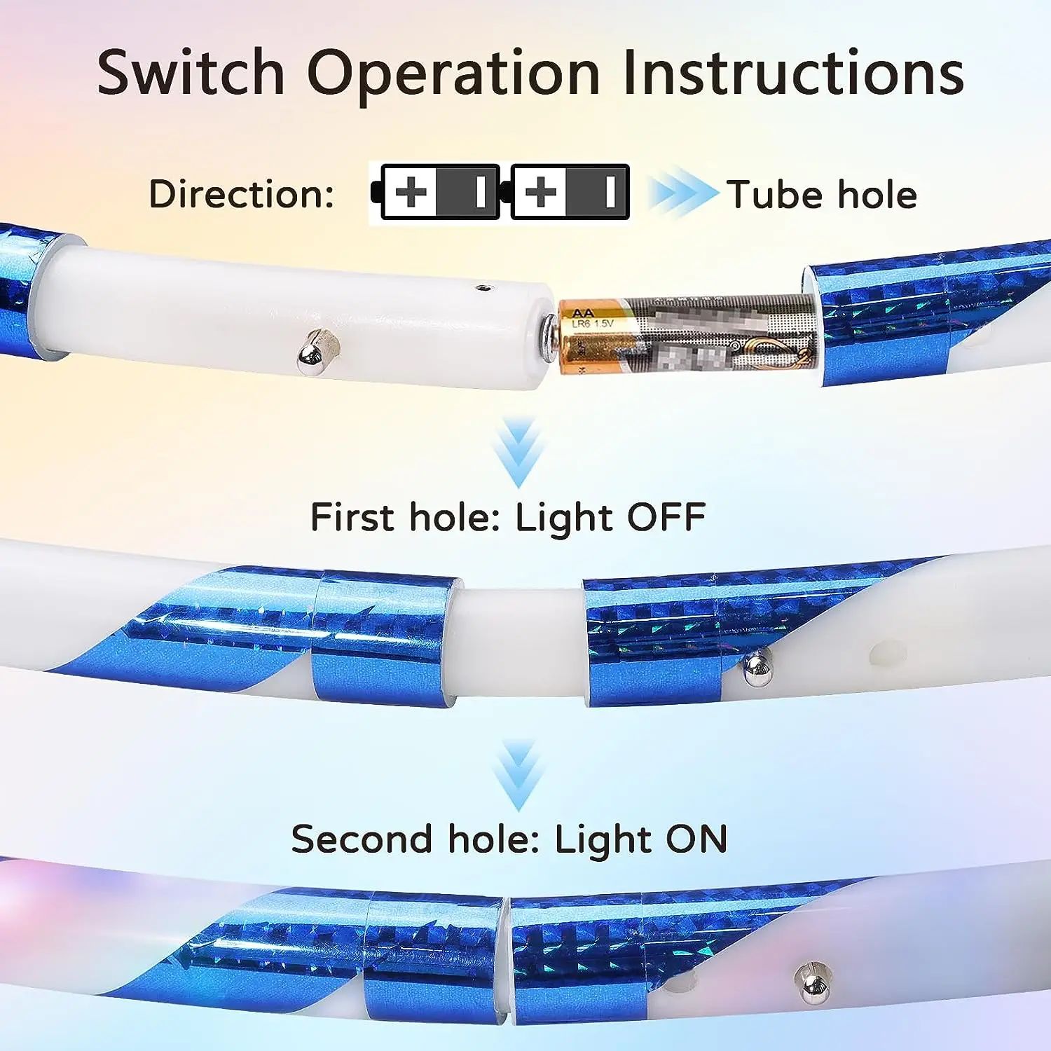 LED Glow Hoop 3 LED Glow Hoop - A raver spinning the hoop at a festival at night | Ravers Co