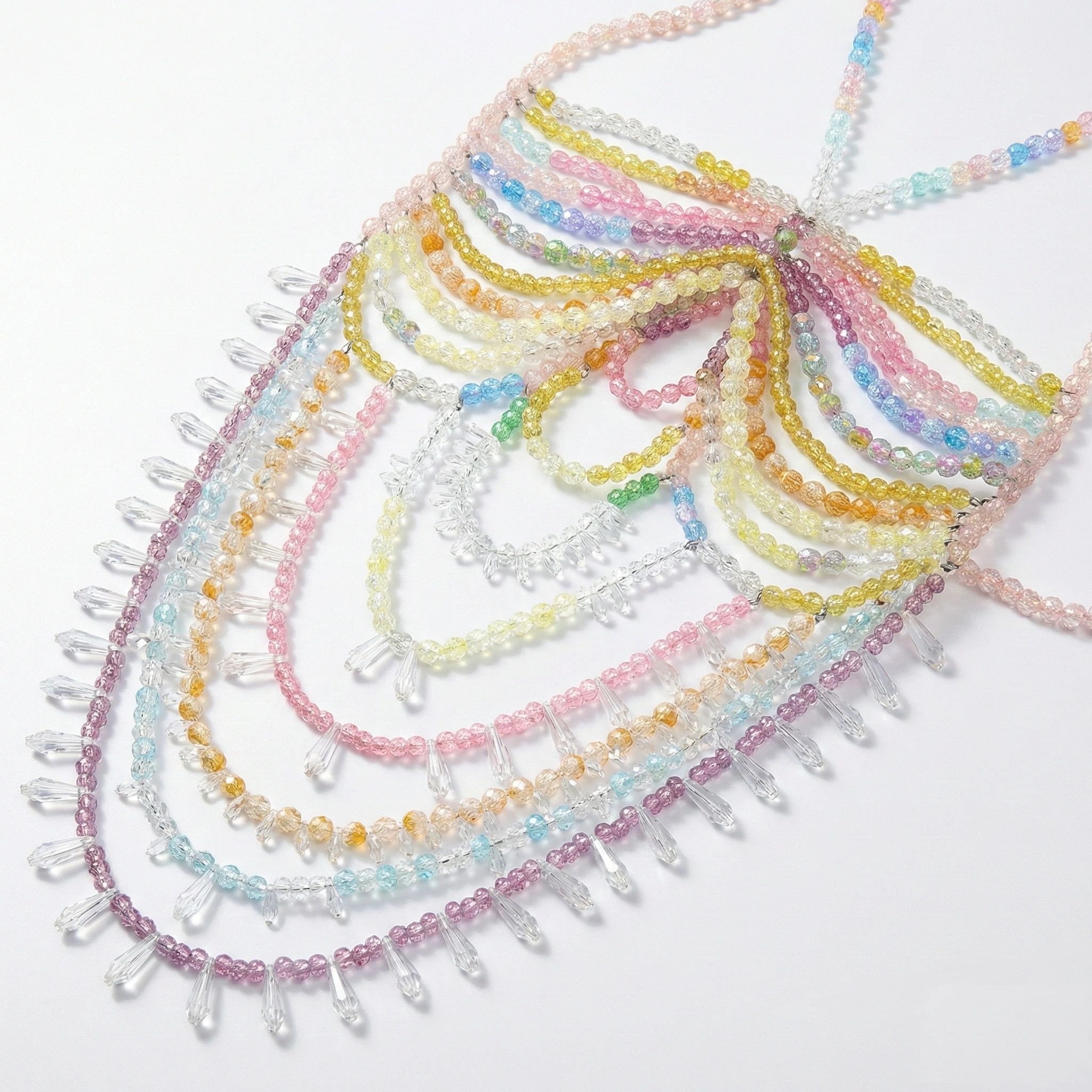 A photo of the rainbow candy bead jewel top