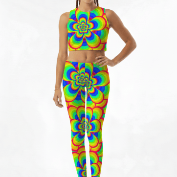 Flower Power Rave Set - Front view