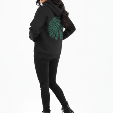 Sacred Spiral Wave Hoodie