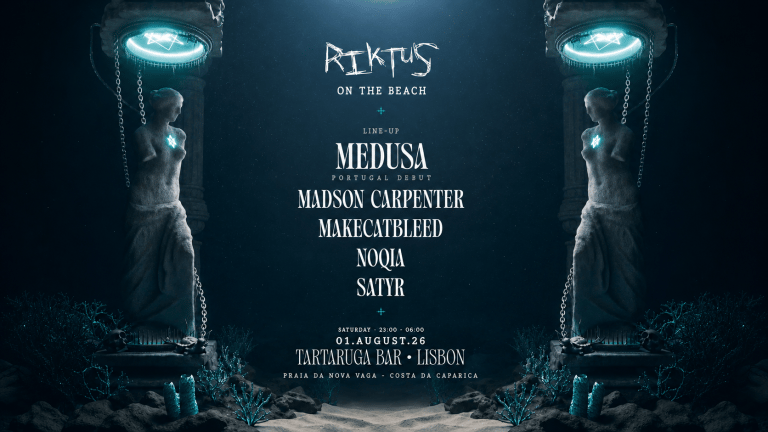 Riktus on the beach with MEDUSA (Portugal Debut)