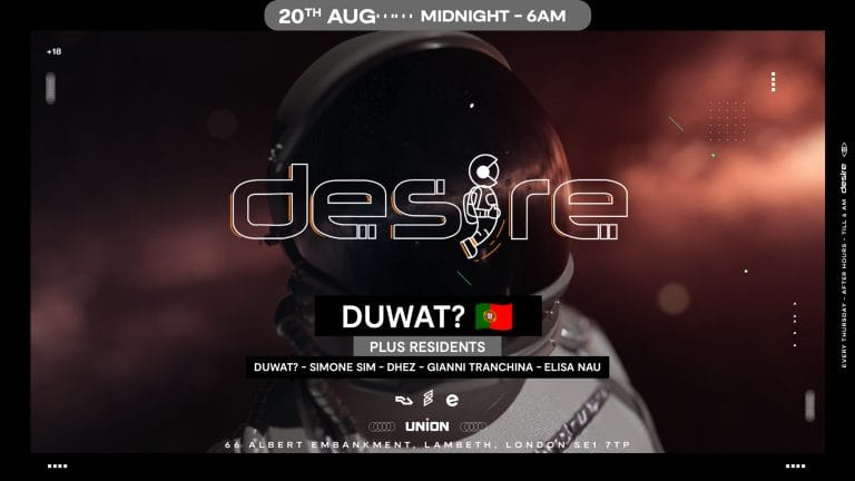 DESIRE - Weekly Thursday After Party - DUWAT