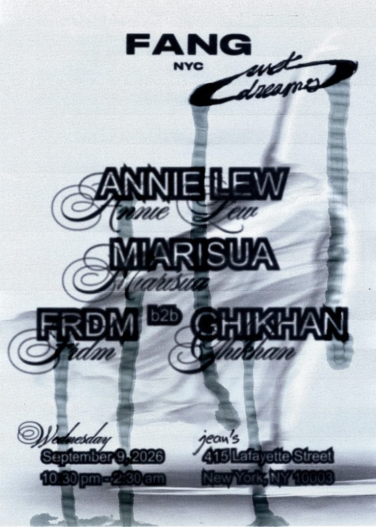 FANG NYC X Wet Dreams NYFW After Party