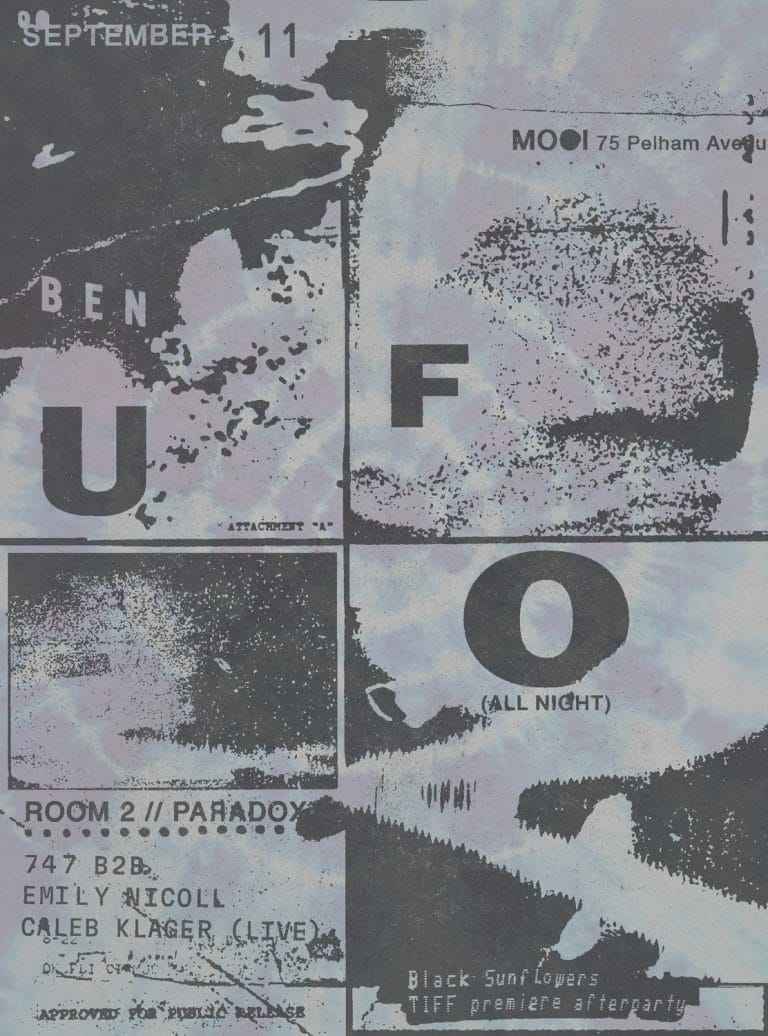 Ben UFO Open - Close presented by Standard Time x PARADOX
