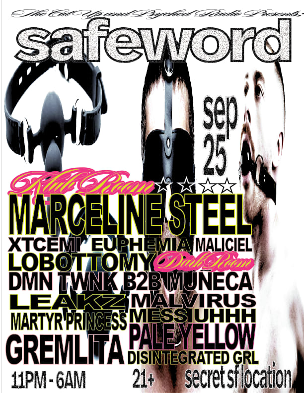 THE CUT UP x PSYCHED RADIO PRESENTS: SAFEWORD