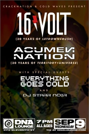 16 Volt + Acumen Nation