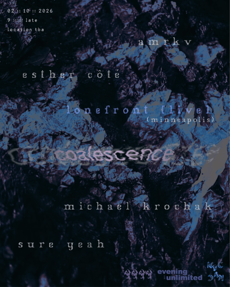 { c o a l e s c e n c e } :: Lonefront [live]