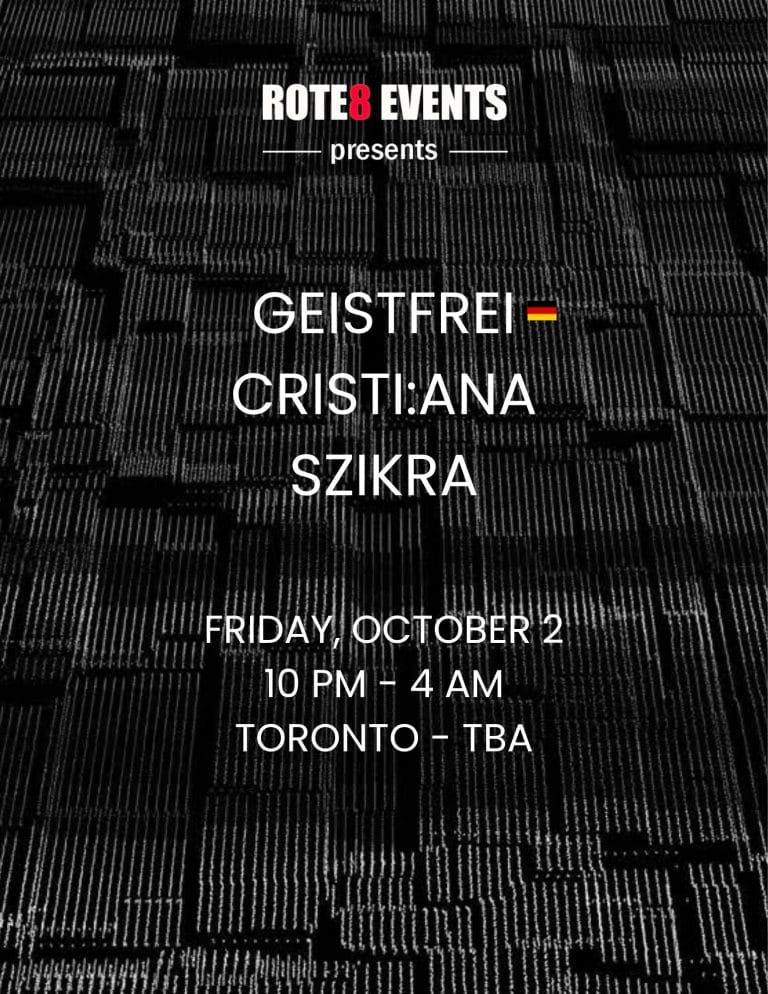 ROTE8 presents: GEISTFREI (GER)