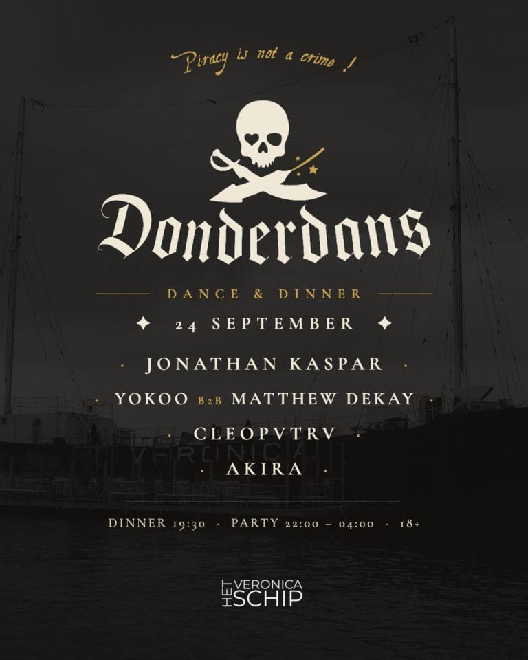 FEESTGEDRUIS DONDERDANS – Het Veronica Schip – 24.09.2026