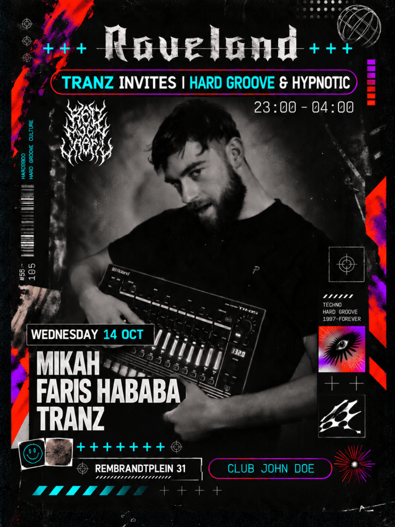 RAVELAND: TRANZ invites [Hard Groove & Hypnotic Techno]