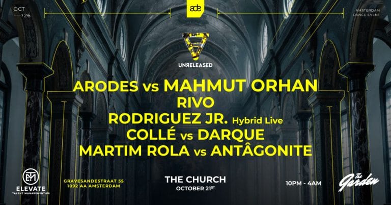 Unreleased: The Church ADE with ARODES, Mahmut Orhan, Rivo, Rodriguez Jr