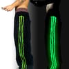 An image of the glow stripe rave pants.