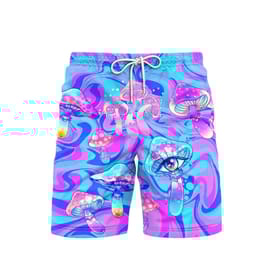 Picture of the Magic Mushroom Mushroom Haze Rave Shorts