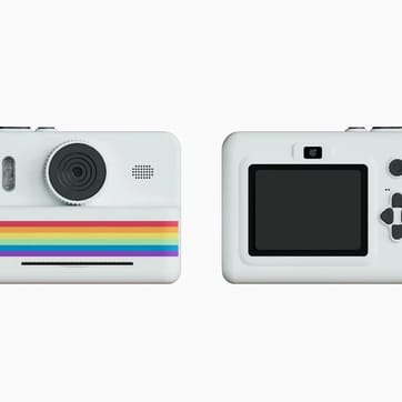 Picture of white mini instant print camera