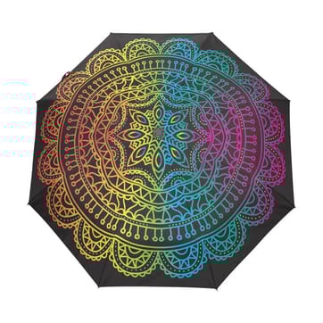 Psychedelic mandala umbrella top cover