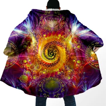 Spiral galaxy rave cloak back