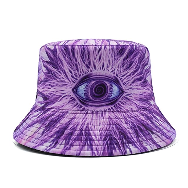 Third Eye Bucket Hat - The cool blue version of the festival hat | Ravers Co