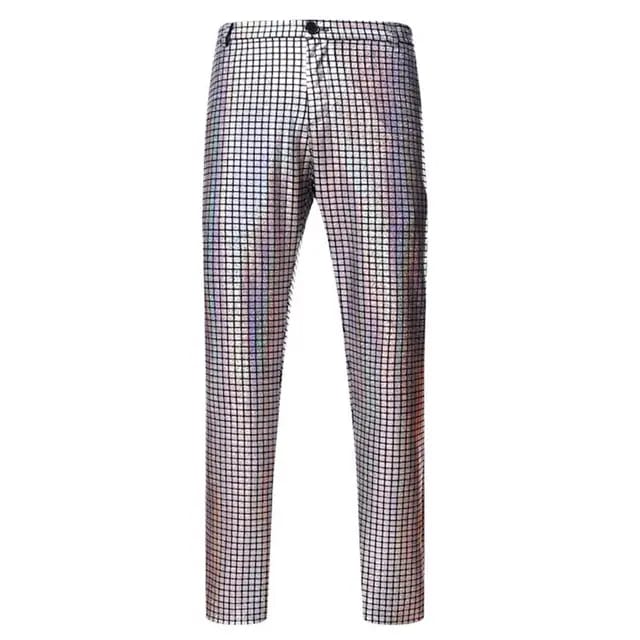 Silver Sequin Pants