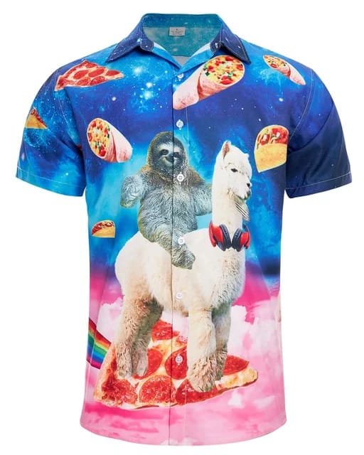 Sloth Llama Pizza Taco
