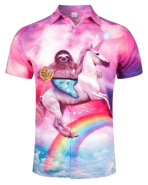 Pizza Sloth Unicorn Rainbow