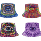 Third Eye Bucket Hat - All four colour options (Rainbow, Purple, Pink, Blue) | Ravers Co