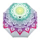 Boho Mandala Umbrella with colourful psychedelic print | Ravers Co