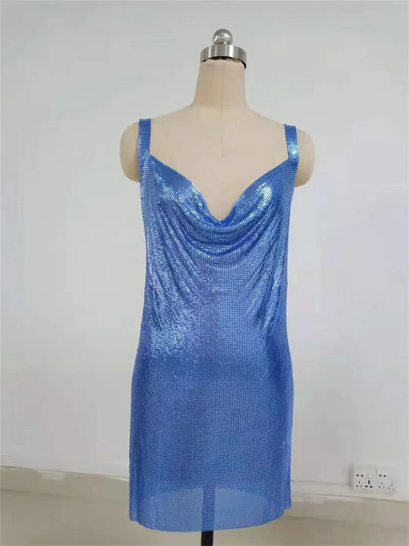 Backless Rhinestone Rave Dress - Image 43