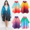 Trippy Festival Rain Poncho