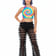 Mesh Flare Rave Pants — front view
