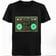 LED DJ Mixer T-Shirt in black with sound-activated graphic lit up | Ravers Co
