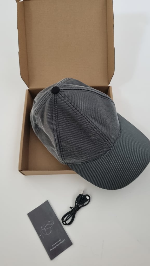 Black Fibre Optic Cap in its retail box | Ravers Co