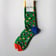 Men's Red Green & Blue Rave Socks - high tube thick cotton style | Ravers Co