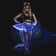 Programmable LED Fibre Optic Whip in action at a festival | Ravers Co