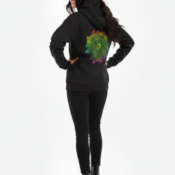 Mycelium Maze Hoodie - Back