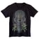 UV Active Shaman T-Shirt - Black cotton tee with shaman design in daylight | Ravers Co