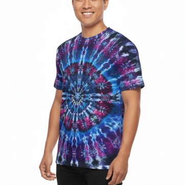 Psy Art Cross T-Shirt — Normal Lighting right view