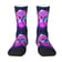 Psychedelic Purple Magic Mushroom Socks with vibrant mushroom pattern on display | Ravers Co