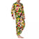 Flower Power Fungi Pyjamas for men, full set view on model | Ravers Co
