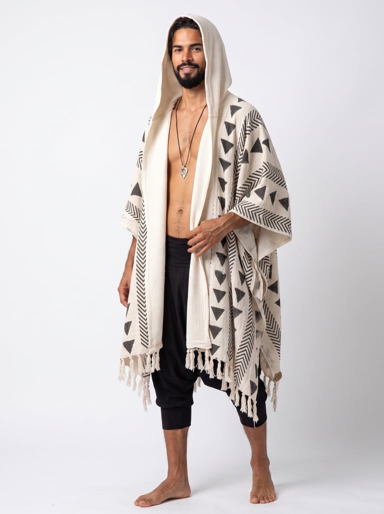 Sand Drifter Hooded Poncho