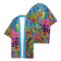 Psychedelic Rave Kimono Back and Front