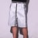 Fibre Optic Rave Shorts - Model showing red light effect in a dark environment | Ravers Co